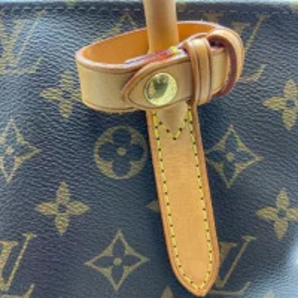 LOUIS VUITTON Raspail Monogram Tote Bag Shoulder Brown Zipper Closure - Picture 6 of 11